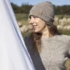 bonnet gris en laine