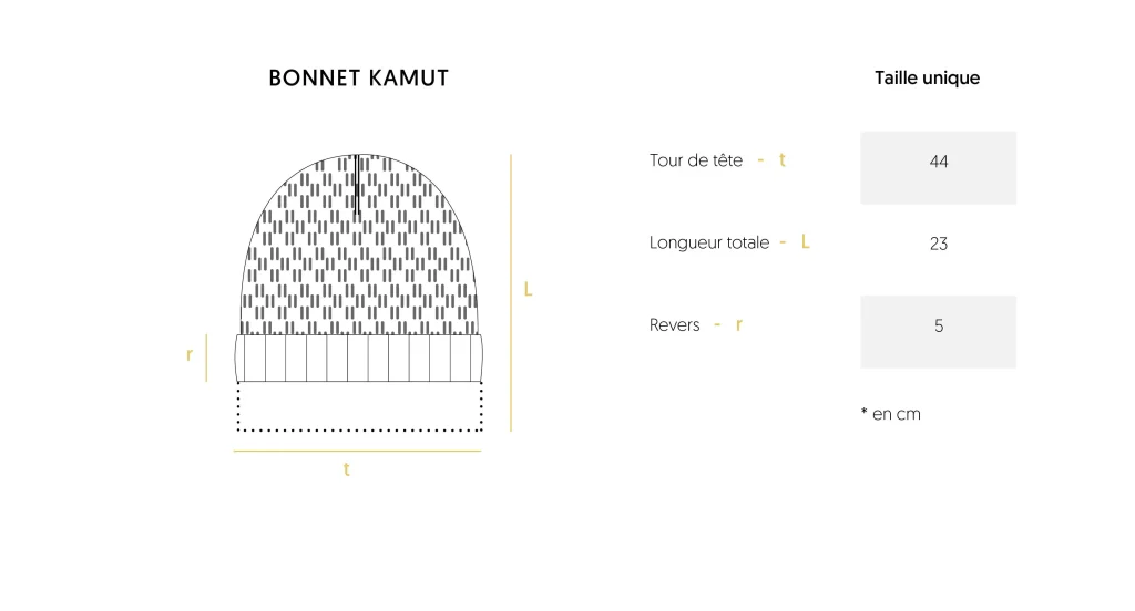 Bonnet long en laine