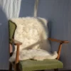 Peau de mouton blanche