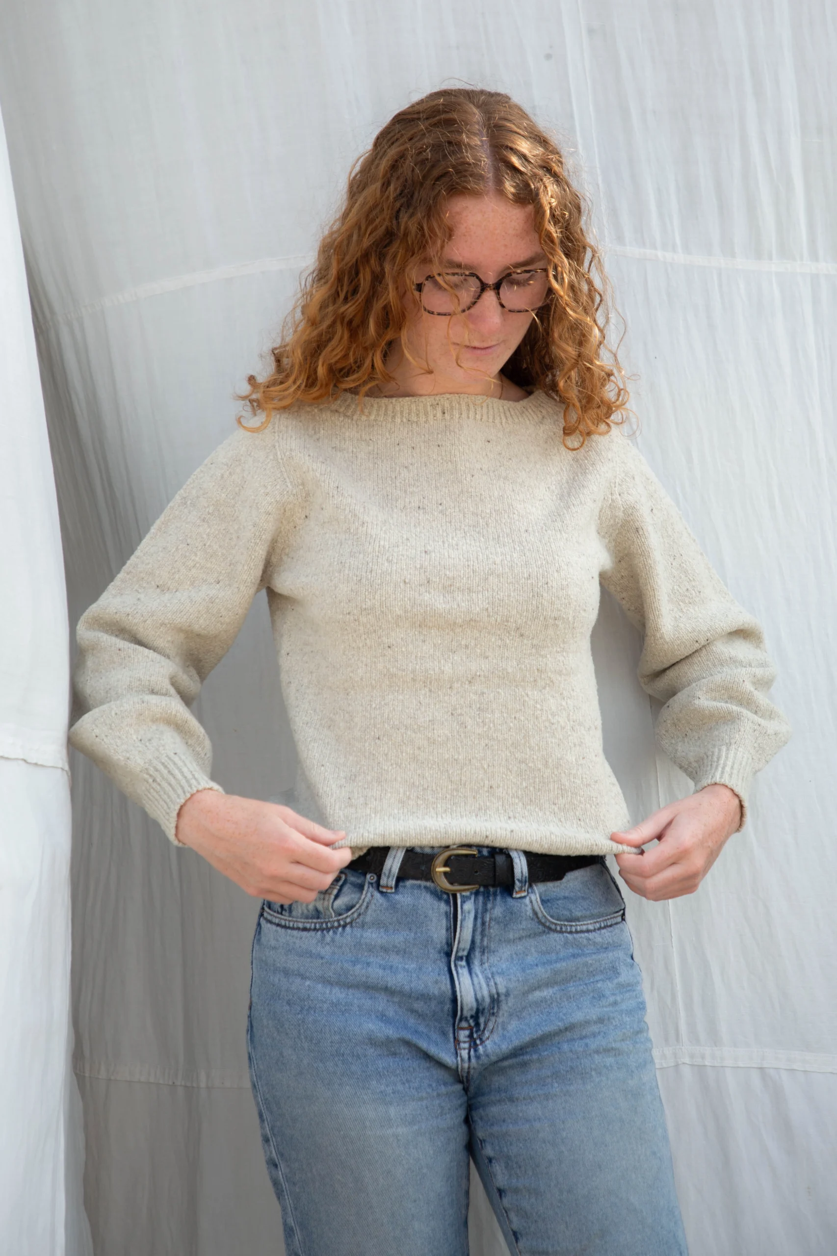 Pull Kaolin laine Mérinos