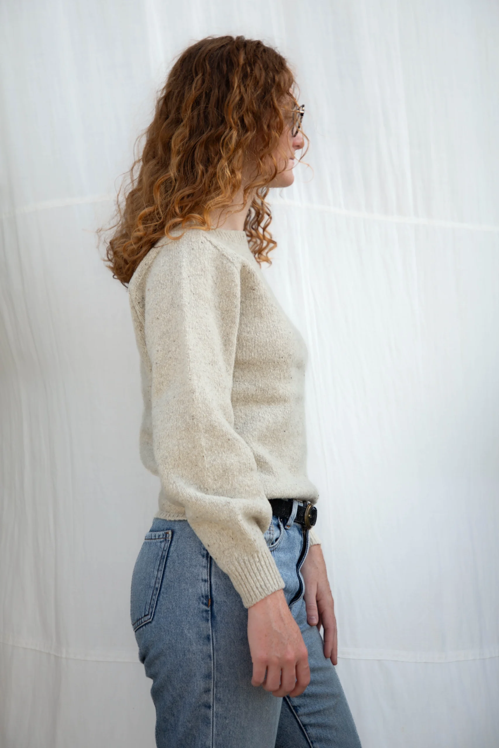 Pull Kaolin laine Mérinos manche ballon