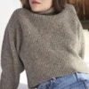pull en laine court femme