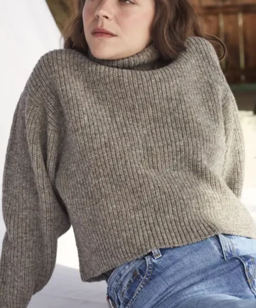 pull en laine court femme