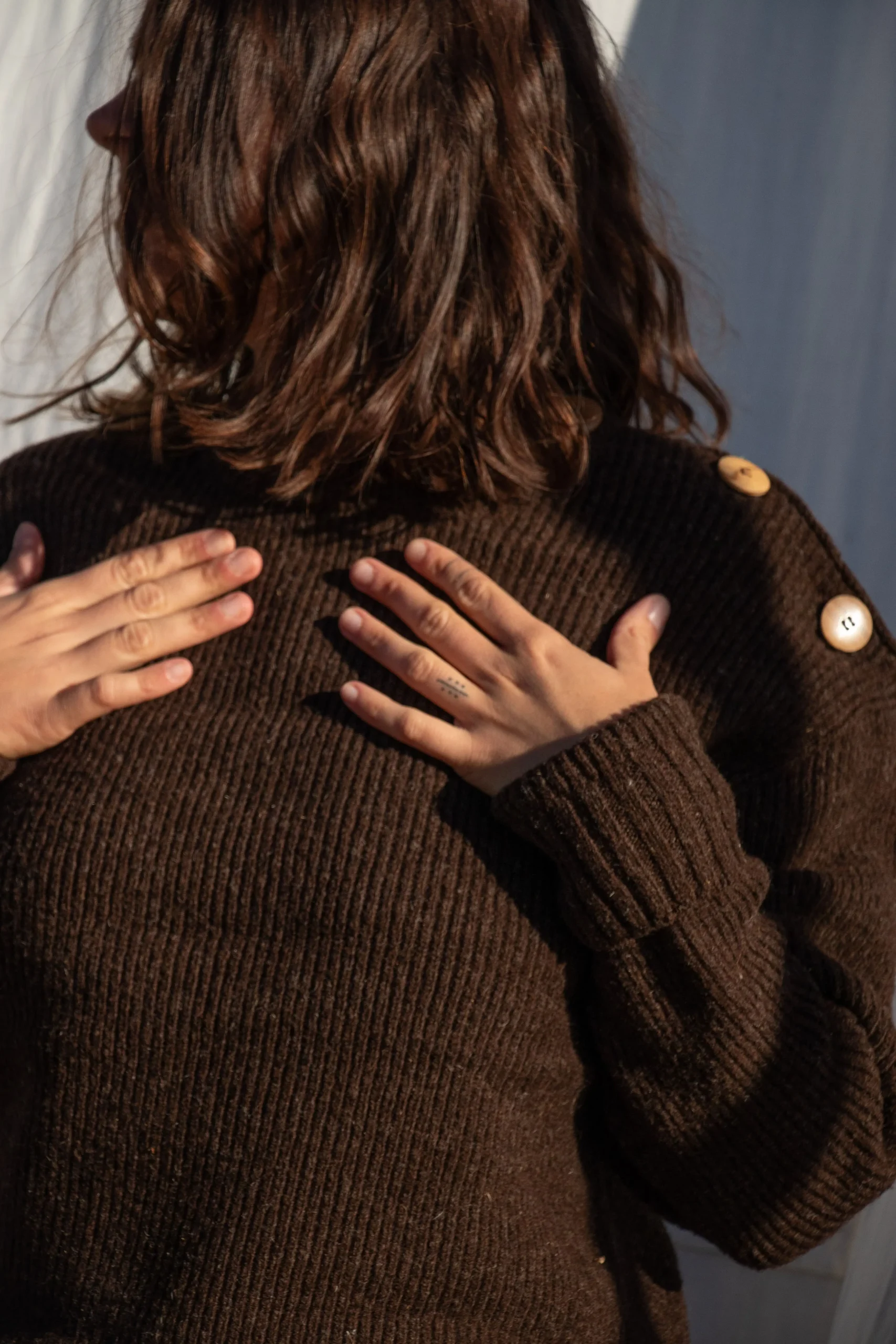 Pull marin en laine
