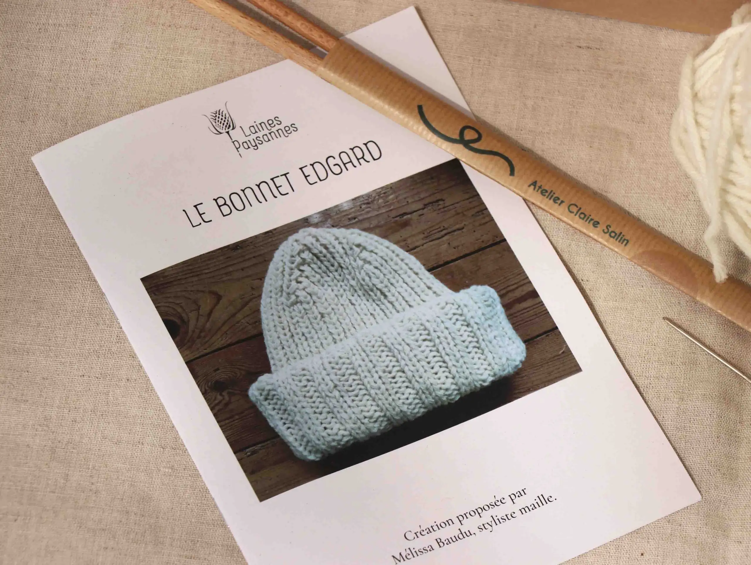 modèle tricot bonnet en laine