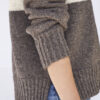 pull bicolore en laine