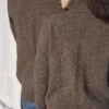 pull col roulé en laine