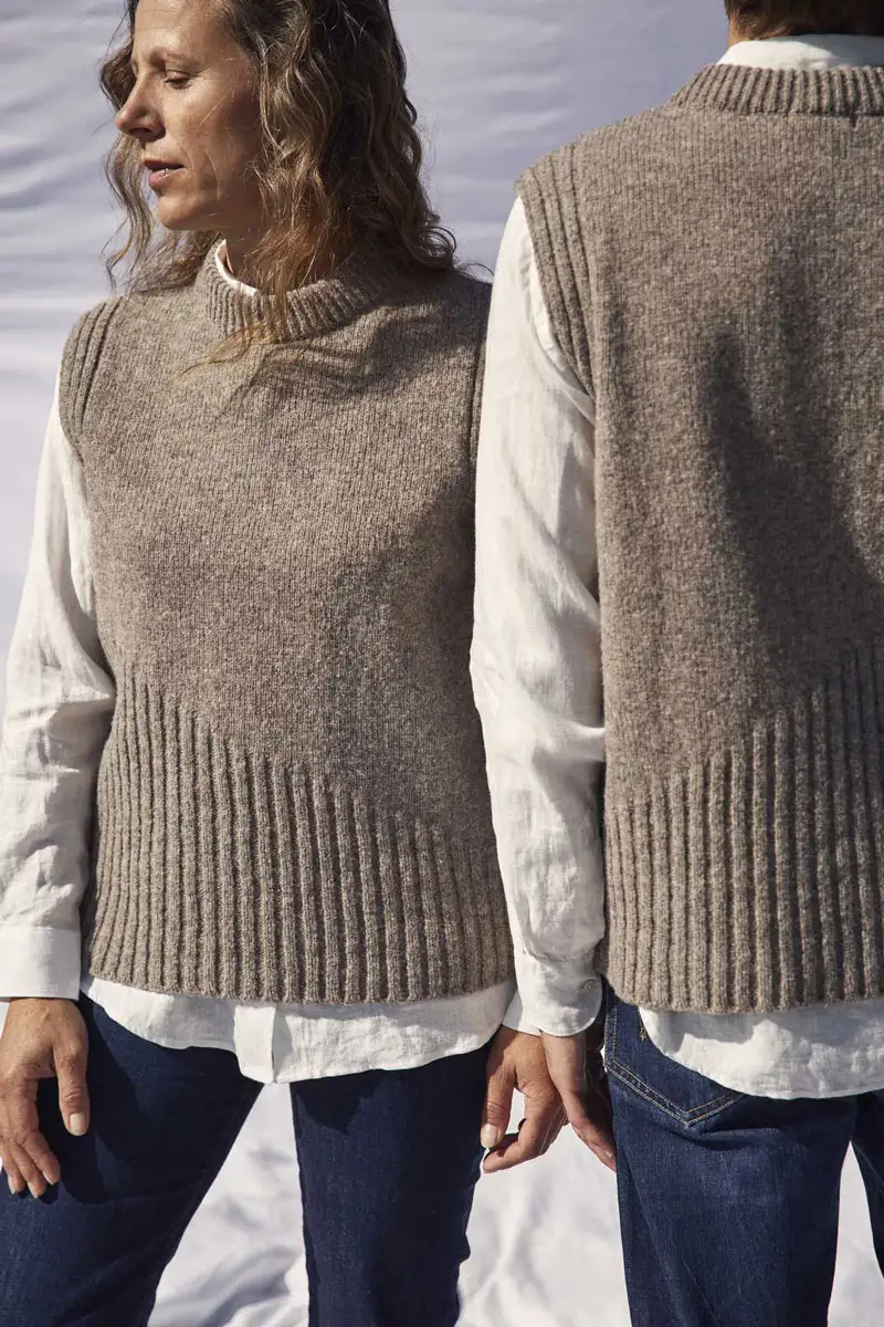 pull sans manche fabrication française
