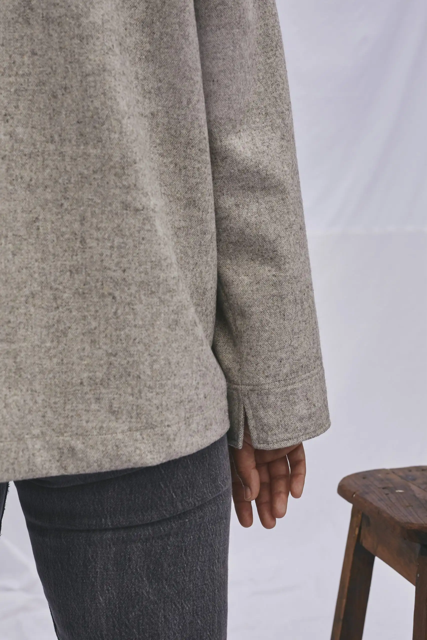 blouse en laine des pyrénées