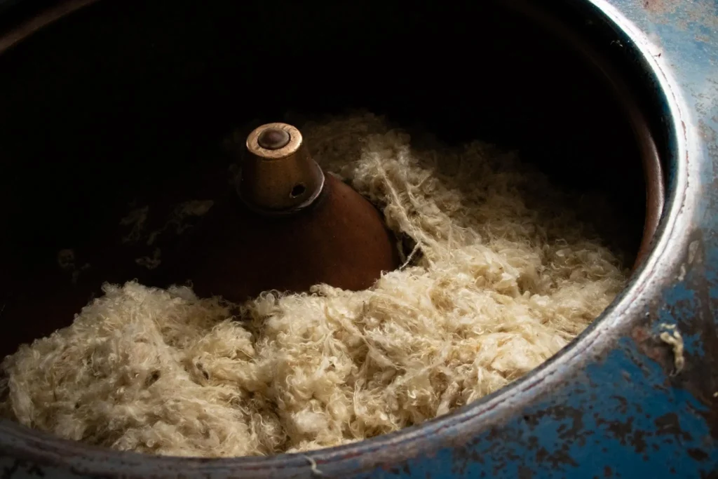 lavage de laine