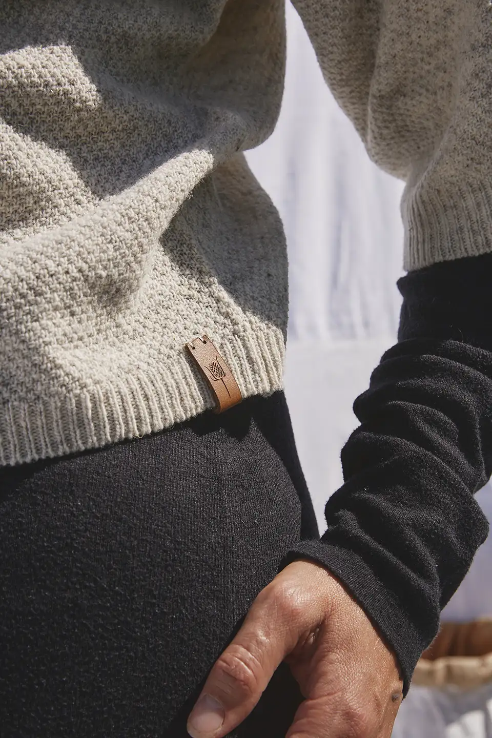 pull en laine naturel