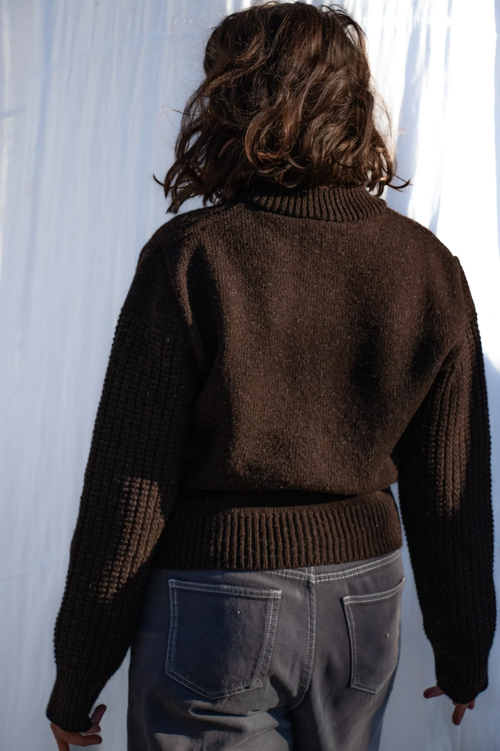 Veste bombers en laine