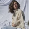 Pull Agami femme pure laine Made in France écru