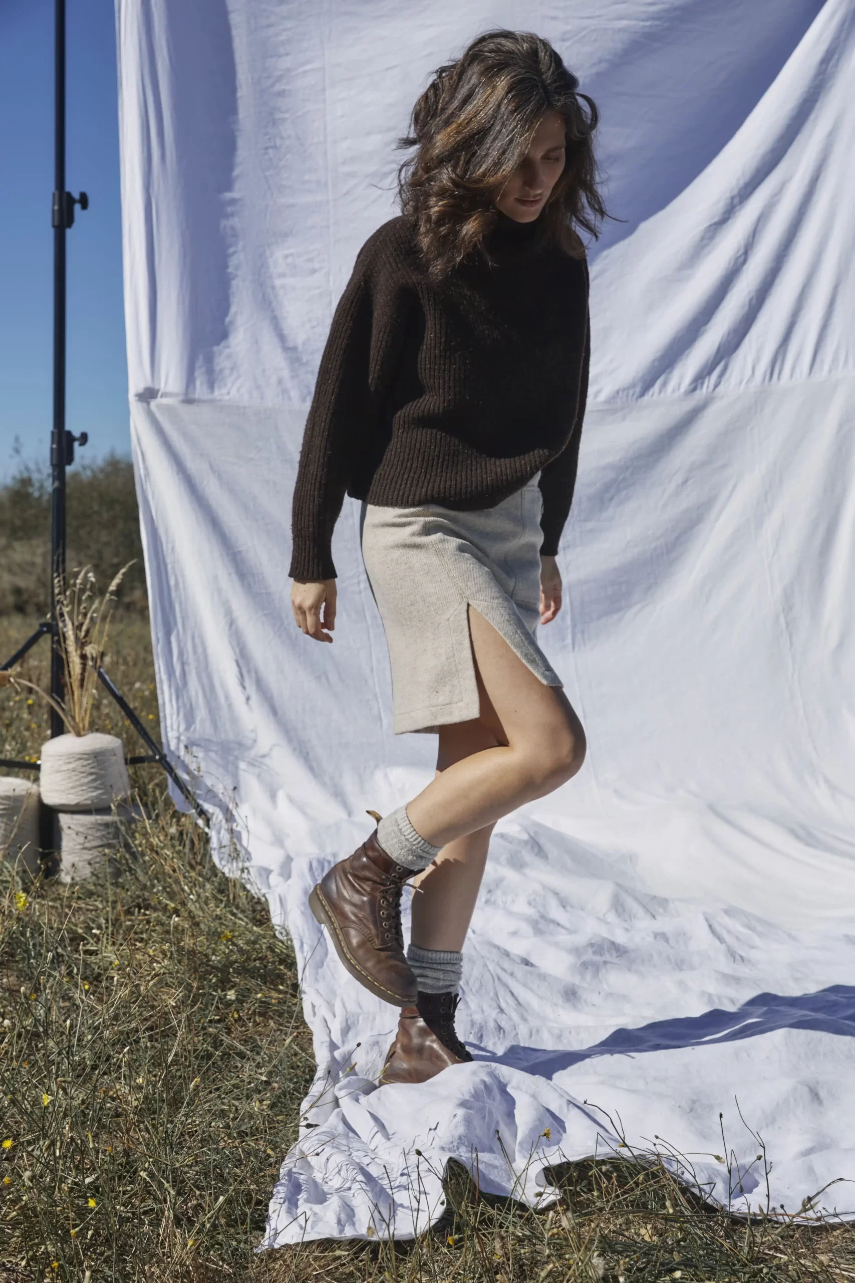 image de jupe en laine