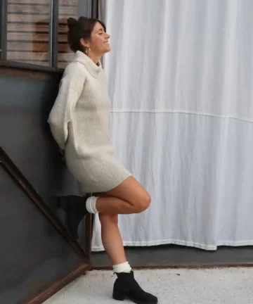 robe pull mérinos