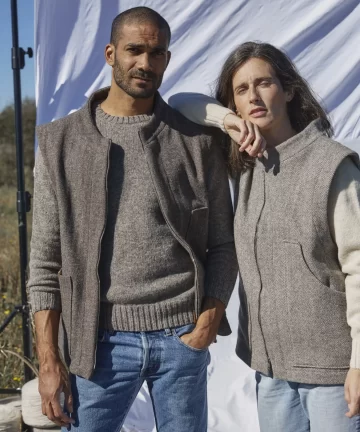veste sans manche casa homme et femme