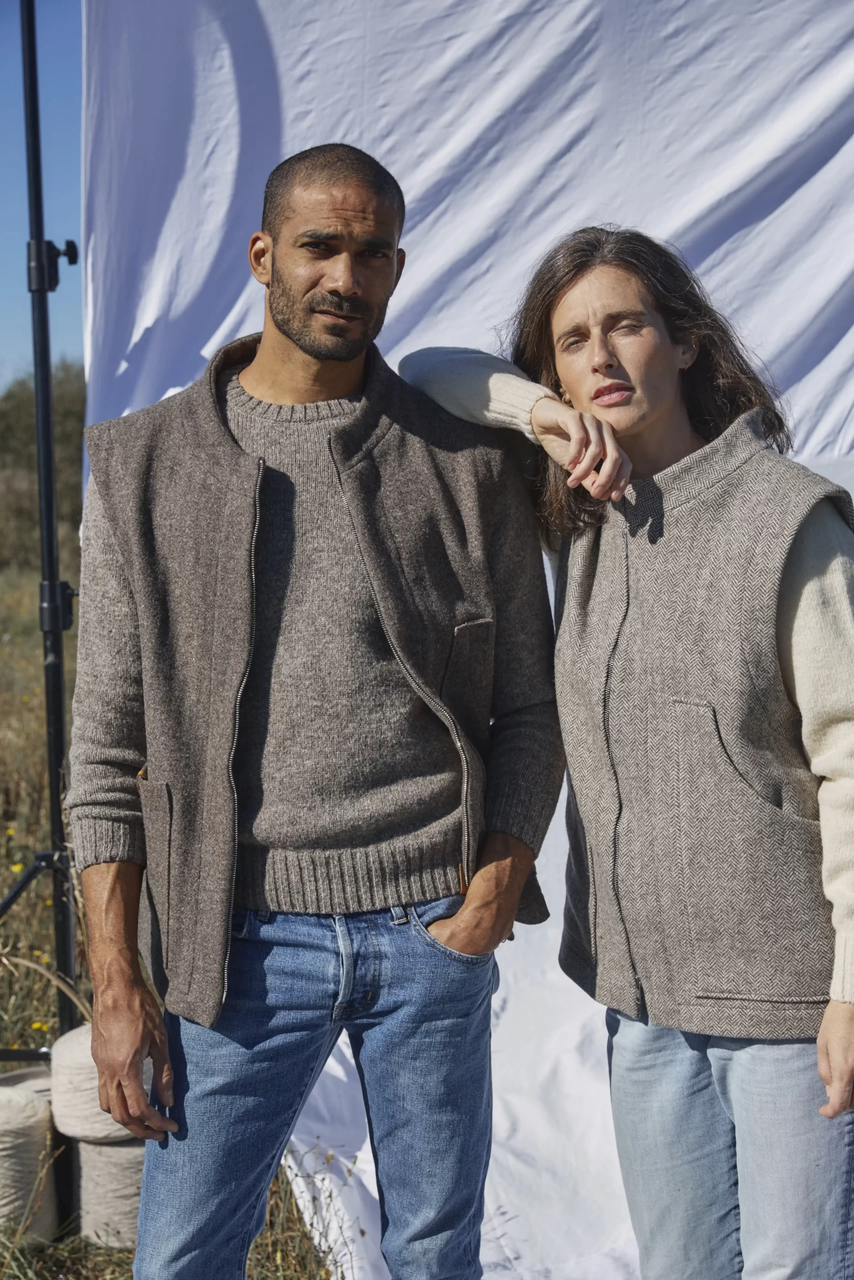 veste sans manche casa homme et femme