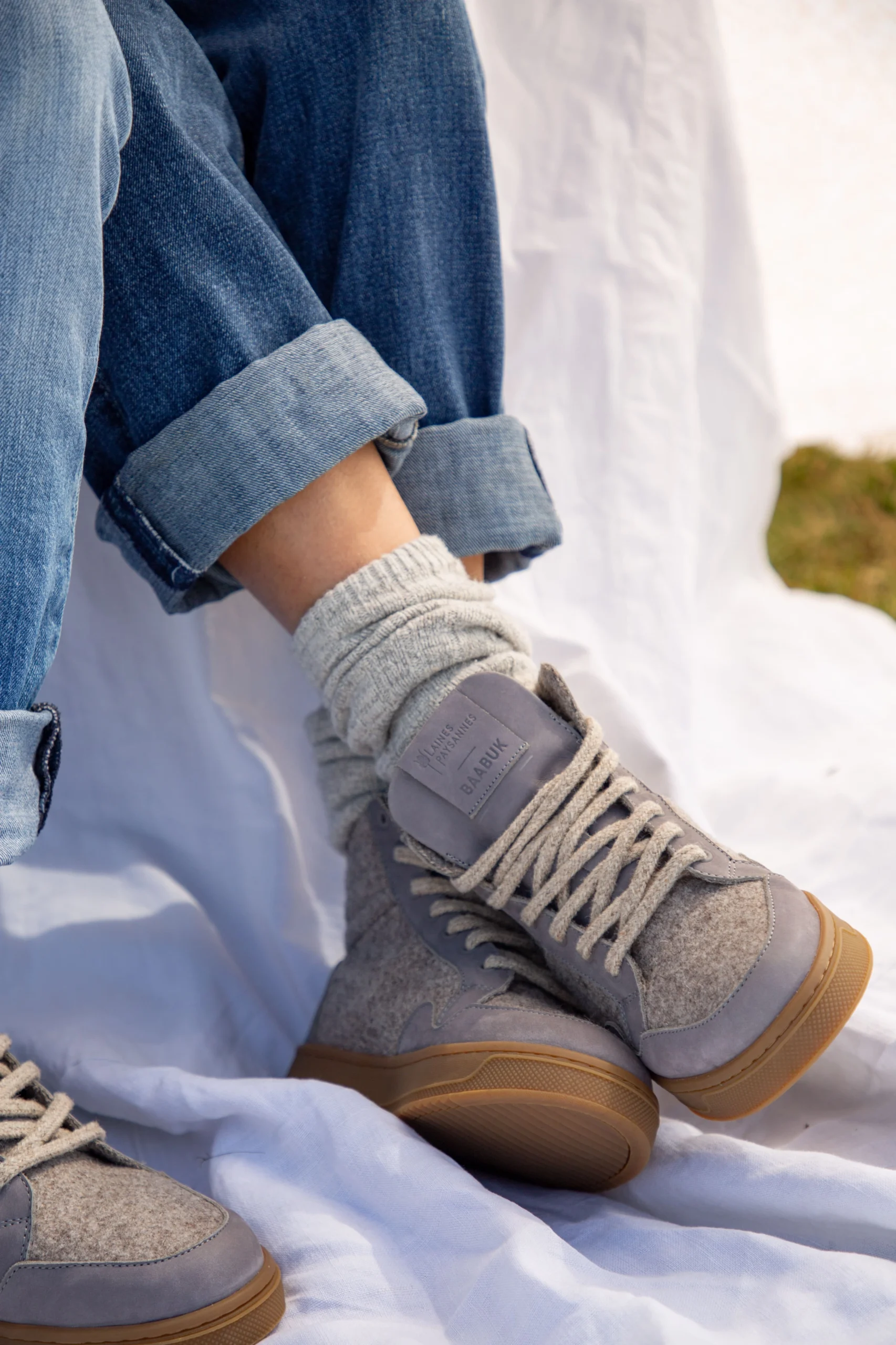 Les Baskets Cimes vue de devant