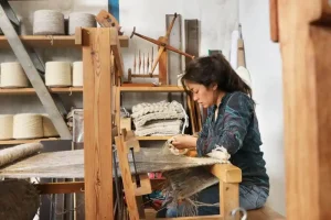 L'atelier de tissage Laines Paysannes